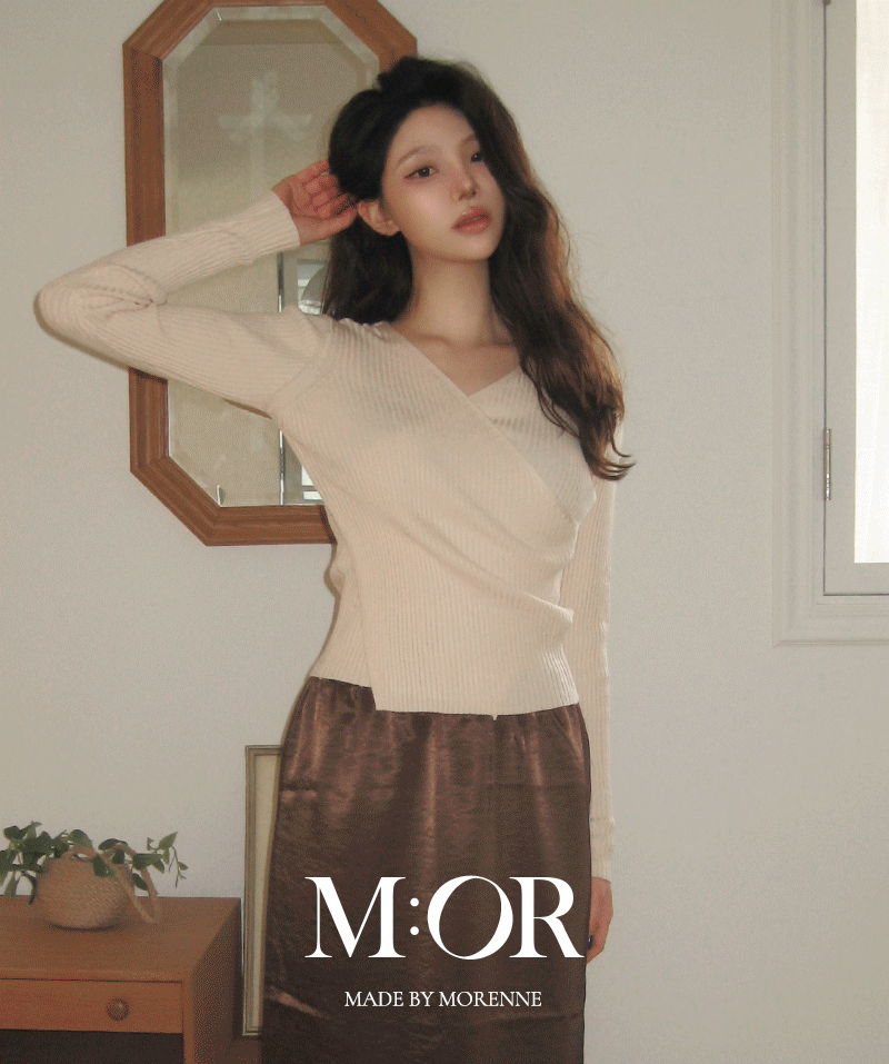 [윤경 PICK][MADE/3만장판매] [tnt0434] 소냐 골지 랩 니트(반팔/긴팔/카라Ver.)