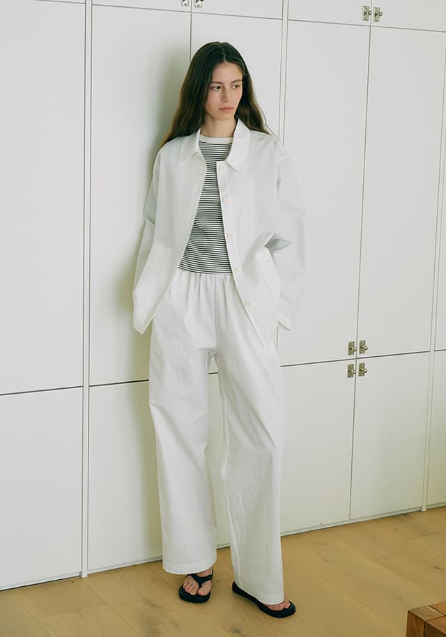 Easy Banding Pants_Ivory